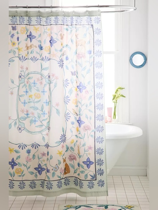 Urban Outfitters Other - Urban Outfitters Zenia Floral Patterened Shower Curtain NEW